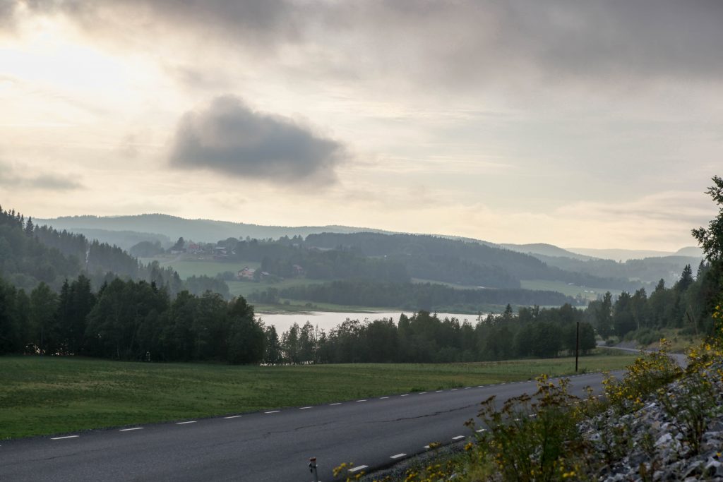 Örnköldsvik på kvällen